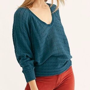 We The Free Thien's Hacci Top Teal Night